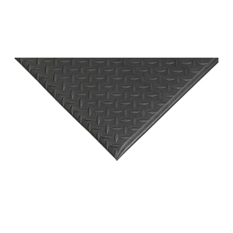 RS PRO Polyvinyl Chloride Foam Anti-Fatigue Mat 600mm x 900mm x 9.5mm Black 159-6172