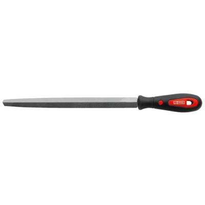 RS PRO Bastard Cut Three Square Engineers File, 150 mm Length, 12 mm Width, Handle Included 161-1493