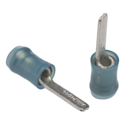 TE Connectivity PIDG Insulated Crimp Blade Terminal Nylon Insulation 16 AWG to 14 AWG 12.57mm Blade Length 131330