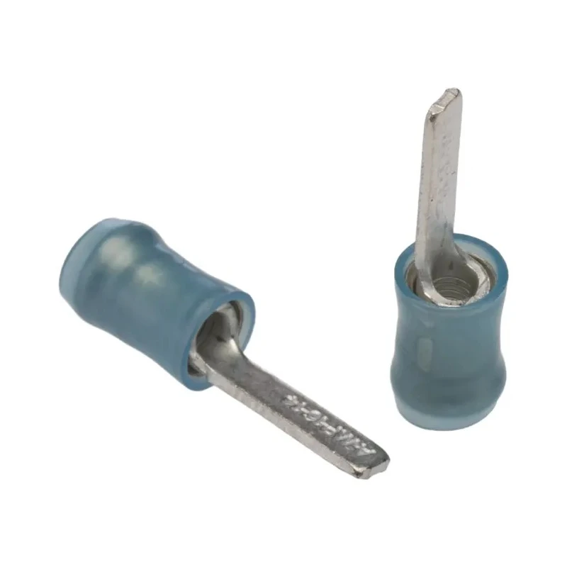 TE Connectivity PIDG Insulated Crimp Blade Terminal Nylon Insulation 16 AWG to 14 AWG 12.57mm Blade Length 131330