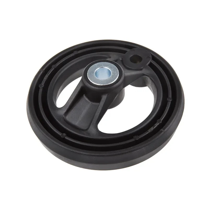 RS PRO Black Fibreglass Reinforced Technopolymer Revolving Handle Spoked Hand Wheel 126mm Diameter 161-1991