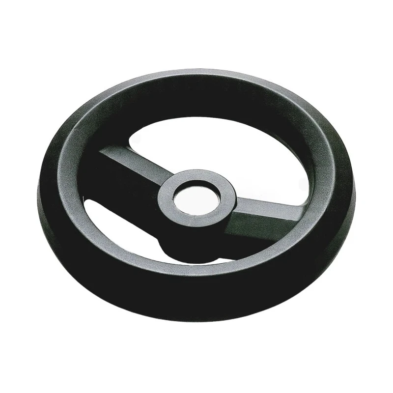 RS PRO Black Fibreglass Reinforced Technopolymer Hand Wheel 200 mm Diameter 161-1983