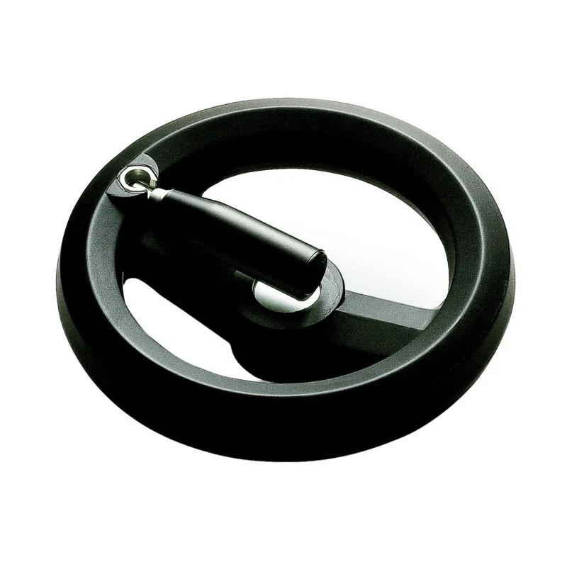 RS PRO Black Fibreglass Reinforced Technopolymer Hand Wheel 126 mm Diameter 161-2007