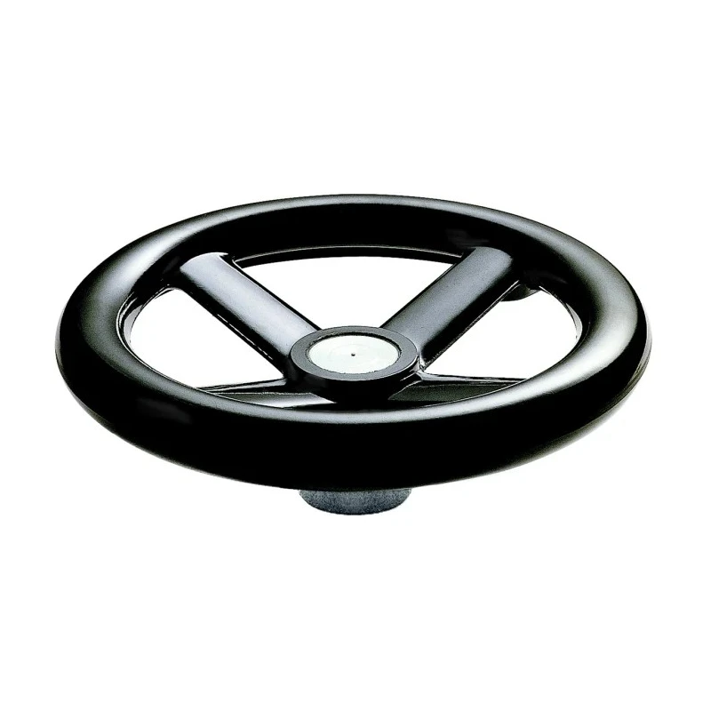 RS PRO Black Spoked Hand Wheel 250 mm Diameter, Phenoplast Material, Steel Insert 161-2024