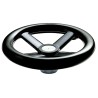 RS PRO Black Spoked Hand Wheel 250 mm Diameter, Phenoplast Material, Steel Insert 161-2024