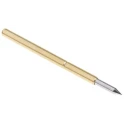 RS PRO Gold Test Pin 3A Male Spring Terminal Contact Phosphor Bronze Body 16.35 mm Length 261-5193