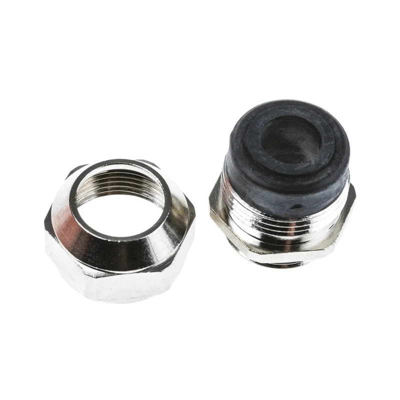 SES Sterling A1 Series Metallic Nickel Plated Brass Cable Gland PG13 Thread, 8 mm to 15 mm, IP68 PG13
