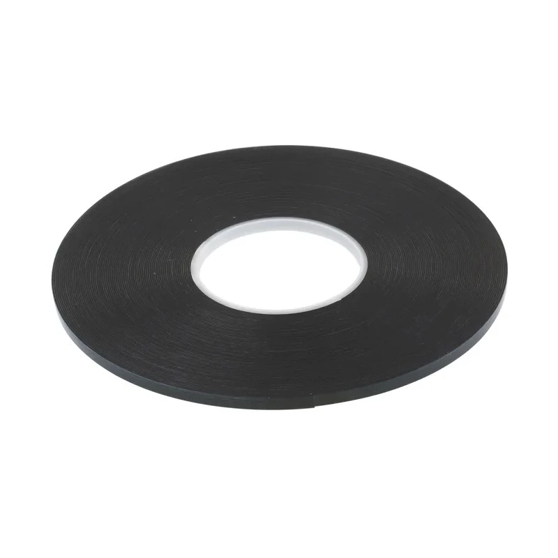 Hi-Bond Hi-PORSEAL Double Sided Black Polyethylene Foam Tape 6mm x 33m 0.8mm Thick HPS080B