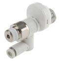 SMC Panel Flow Controller 180 L/min, Panel Mount, 4 mm Pipe Diameter AS2301FS1-01-04S