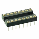 HARWIN D2 7.62 mm Pitch Vertical 14 Way Through Hole Standard Pin Open Frame DIL Socket D2814-42