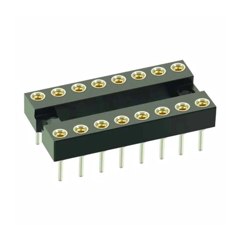 HARWIN D2 7.62 mm Pitch Vertical 14 Way Through Hole Standard Pin Open Frame DIL Socket D2814-42