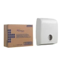 Aquarius White Plastic Toilet Paper Dispenser Wall Mount Manual Pull 147 mm x 407 mm x 317 mm 6990