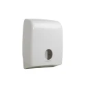 Aquarius White Plastic Toilet Paper Dispenser Wall Mount Manual Pull 147 mm x 407 mm x 317 mm 6990