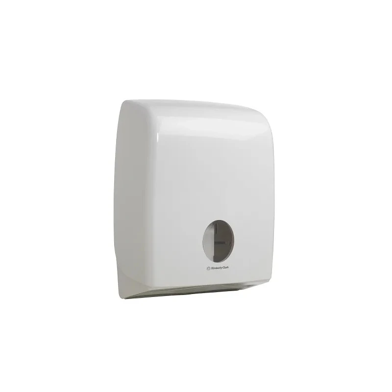 Aquarius White Plastic Toilet Paper Dispenser Wall Mount Manual Pull 147 mm x 407 mm x 317 mm 6990