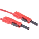 Hirschmann Test & Measurement Test Lead 16A 60V DC Red 500mm Length 973 645-101-