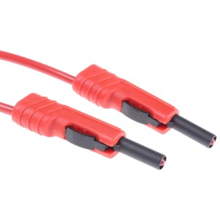 Hirschmann Test & Measurement Test Lead 16A 60V DC Red 500mm Length 973 645-101-