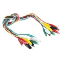 RS PRO Multimeter Test Lead Set with Insulated Crocodile Clips 500mm Length 161-6511