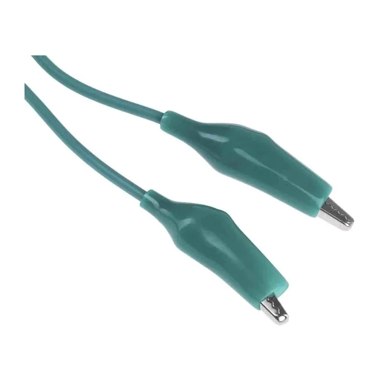 RS PRO Multimeter Test Lead Set with Insulated Crocodile Clips 500mm Length 161-6511