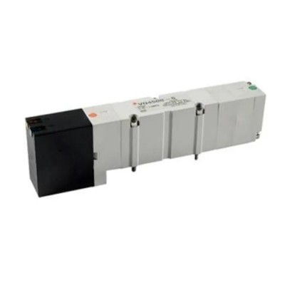 SMC Pneumatic Solenoid/Pilot-Operated Control Valve 2/1 Solenoid Rc Threaded 24V DC Aluminium Body VQ4000