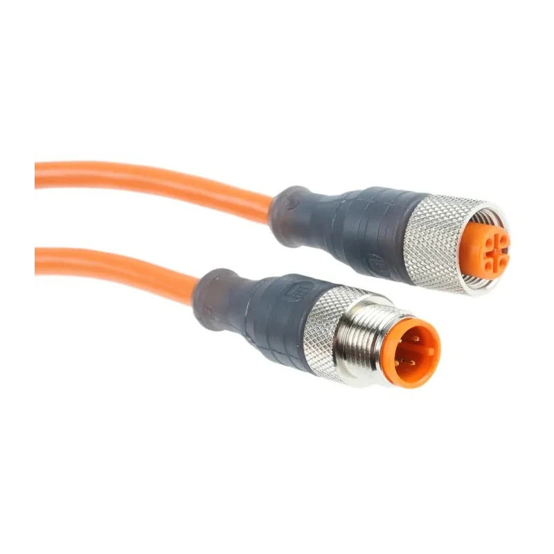 Lumberg Automation Male M12 to Female 4 Way M12 Sensor Actuator Cable, 2 m RSTRKT4-07/2