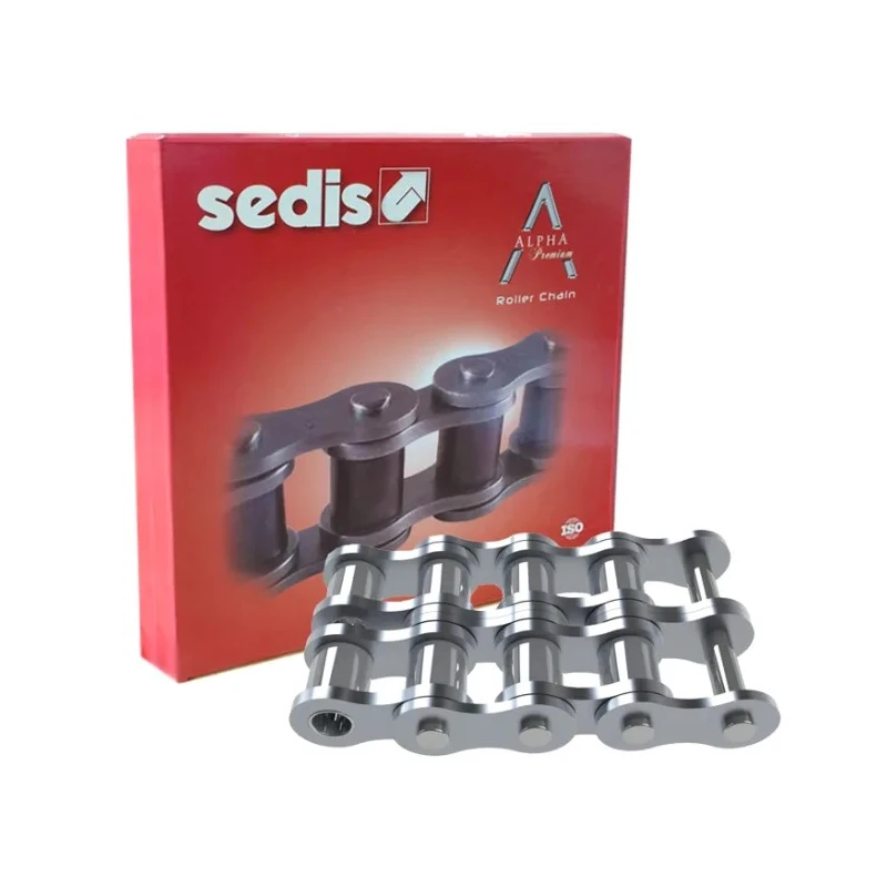 Sedis Stainless Steel Alpha Premium 08B-2 Roller Chain, ISO 606 (DIN 8187), 5 m Length, 30.6 mm Pin Length 207NIN9B01A00