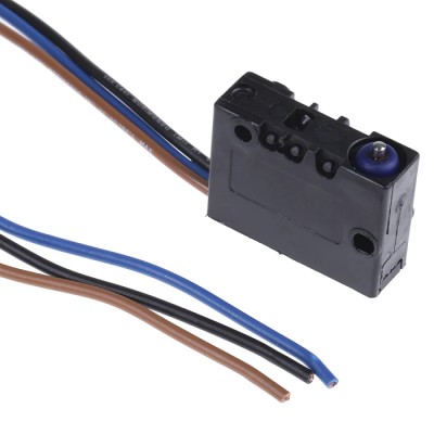 Crouzet Plunger Micro Switch Pre-Wired Terminal 10A 250V AC 4V DC SPDT IP67 83169002