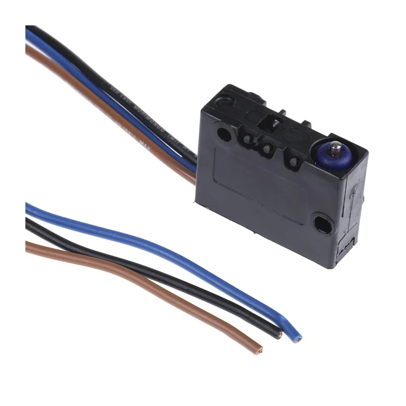 Crouzet Plunger Micro Switch Pre-Wired Terminal 10A 250V AC 4V DC SPDT IP67 83169002