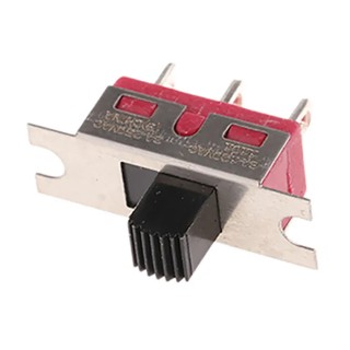 C & K Panel Slide Switch SPDT Latching 6A Nylon 1101M1S3ZQE2
