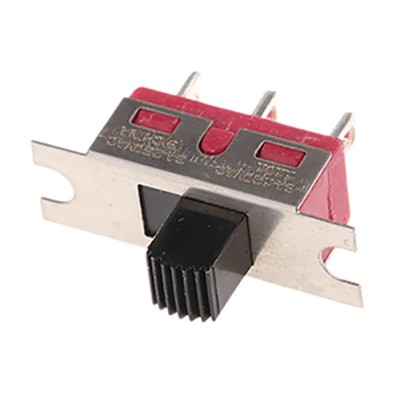 C & K Panel Slide Switch SPDT Latching 6A Nylon 1101M1S3ZQE2