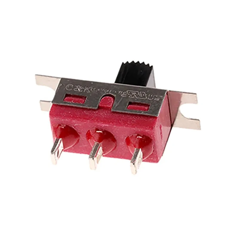 C & K Panel Slide Switch SPDT Latching 6A Nylon 1101M1S3ZQE2