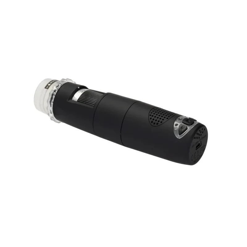 RS PRO WiFi Illuminated Microscope 5 to 200 X Magnification, 5MP Camera, Lithium-ion Battery, WiFi Interface 161-3612