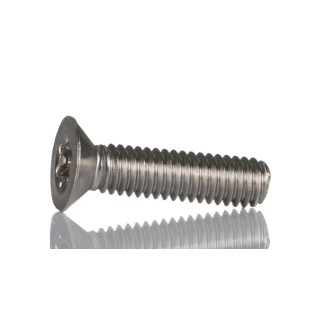 RS PRO Hexalobular Recess Countersunk Stainless Steel Machine Screw M4 16 mm 262-5746