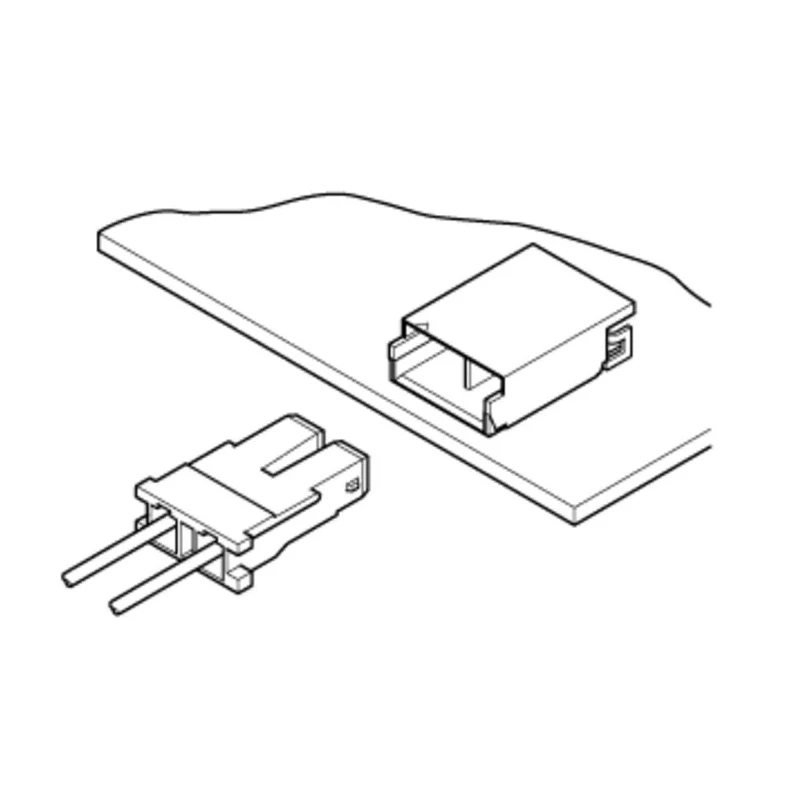 JST BHS Series Right Angle Surface PCB Header 2 Contacts 3.5 mm Pitch 1 Row Shrouded SM02B-BHSS-1-TB(LF)(SN)