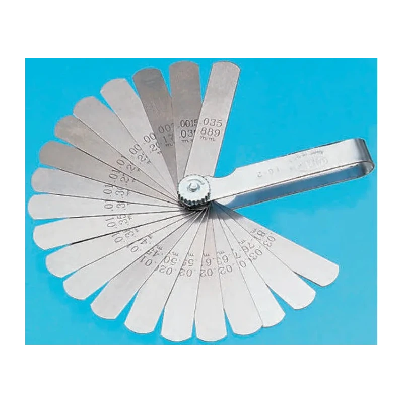 RS PRO Steel Feeler Gauge, 25 Blades with High-Carbon Steel Blades and Nickel-Plated Mild Steel Holder 263-5074