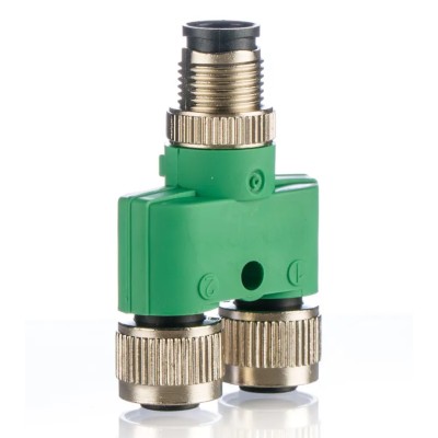 Phoenix Contact Straight Circular Connector Adapter 5 M12 Male 5 M12 Female 1683468