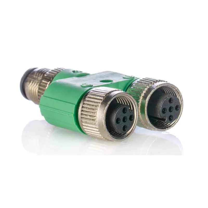 Phoenix Contact Straight Circular Connector Adapter 5 M12 Male 5 M12 Female 1683468