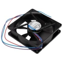 ebm-papst 3400 N Series Axial Fan 12V DC 2W 166mA Max IP68 92 mm x 92 mm x 25.4 mm 
