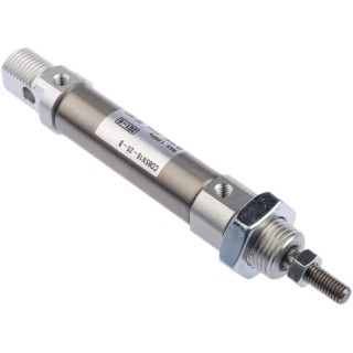 SMC 25 mm Pneumatic Piston Rod Cylinder Double Acting Clevis Mount Aluminium Alloy Body CD85 