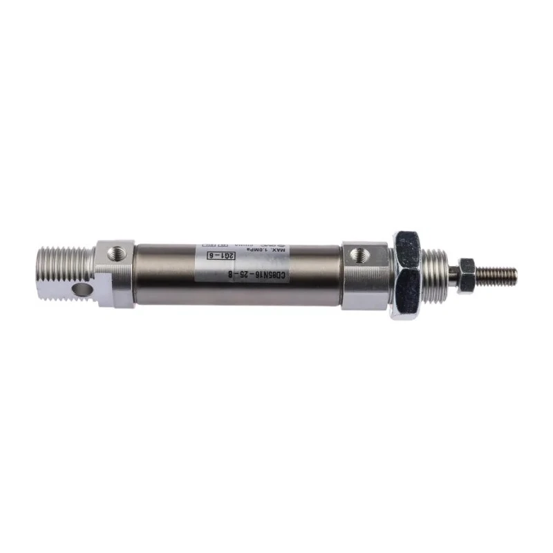 SMC 25 mm Pneumatic Piston Rod Cylinder Double Acting Clevis Mount Aluminium Alloy Body CD85 