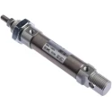 SMC 25 mm Pneumatic Piston Rod Cylinder Double Acting Clevis Mount Aluminium Alloy Body CD85 