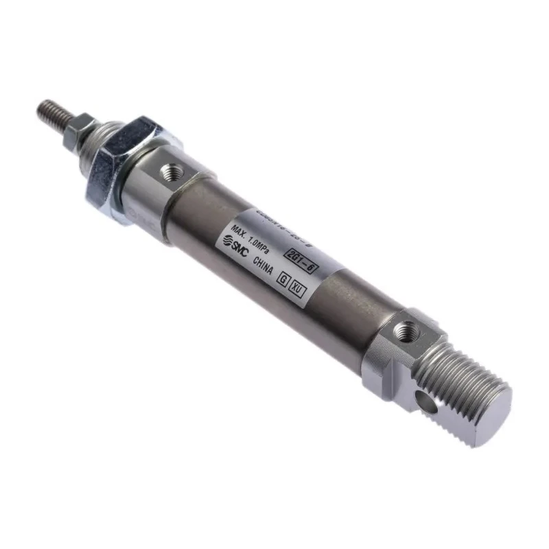SMC 25 mm Pneumatic Piston Rod Cylinder Double Acting Clevis Mount Aluminium Alloy Body CD85 