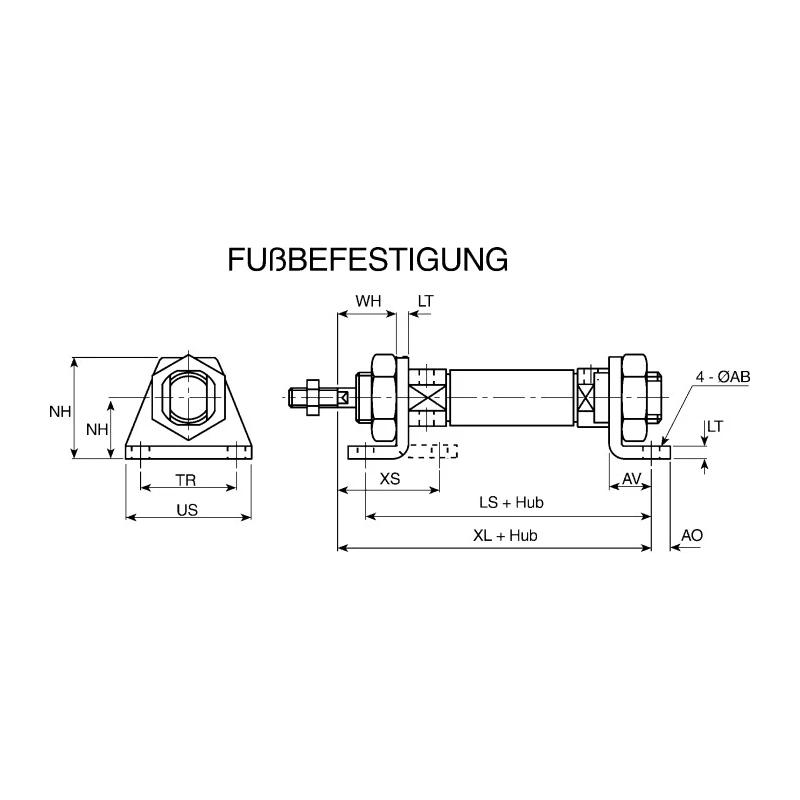 SMC Steel Piston Rod Ball Joint with M6 x 1 Female Thread and 12mm Bore Diameter KJ6D