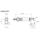 SMC Clevis for Use With Mounting Bracket ISO 6432 Standard France C85C25