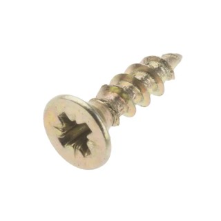 RS PRO Pozidriv Countersunk Steel Wood Screw Passivated Zinc Plated 3 mm Thread 12 mm Length 263-1808