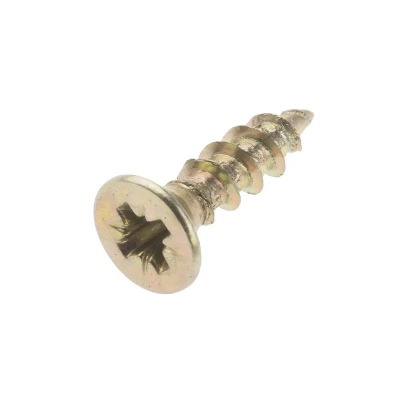 RS PRO Pozidriv Countersunk Steel Wood Screw Passivated Zinc Plated 3 mm Thread 12 mm Length 263-1808