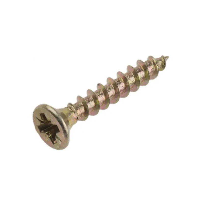 RS PRO Pozidriv Countersunk Steel Wood Screw, Passivated Zinc Plated, 4 mm Thread, 25 mm Length 263-1858