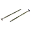 RS PRO Pozidriv Countersunk Steel Wood Screw, Passivated Zinc Plated, 4.5 mm Thread, 70 mm Length 263-1915