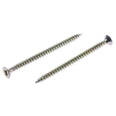 RS PRO Pozidriv Countersunk Steel Wood Screw, Passivated Zinc Plated, 4.5 mm Thread, 70 mm Length 263-1915