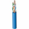 Belden Cat6 Ethernet Cable 305 m Unshielded Solid Copper Conductor Blue PVC Jacket 72V 5.7mm Outside Diameter 7965E