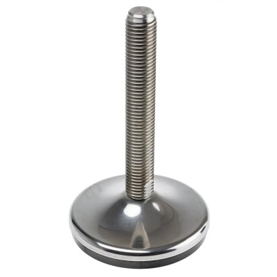 RS PRO M20 100 mm Diameter Adjustable Foot Stainless Steel 3000 kg Static Load Capacity 10 ° Tilt Angle 162-3265